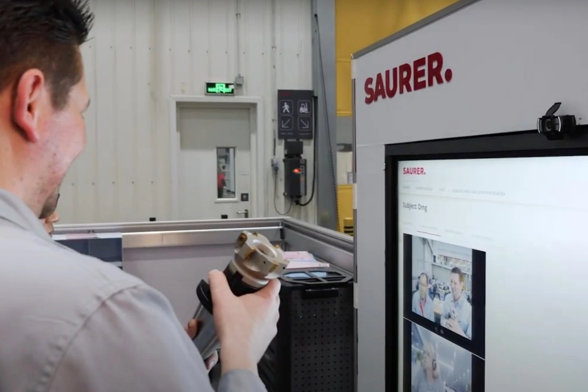 Remote support app to support local optimizations at the location in China through global expertise from the Saurer production network in real time.